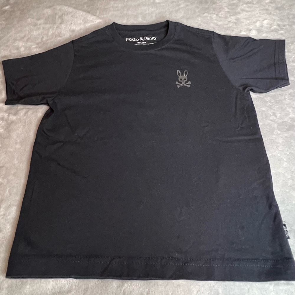 Psycho Bunny Black Kids  Tee